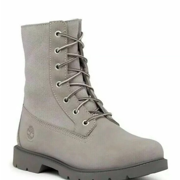 Timberland Women's Gray Lace-Up Boots - Picture 1 of 7